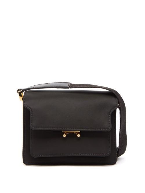 Marni - Trunk Mini Nylon Cross-body Bag - Womens - Black