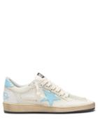 Matchesfashion.com Golden Goose Deluxe Brand - Ball Star Low Top Leather Trainers - Womens - Blue White