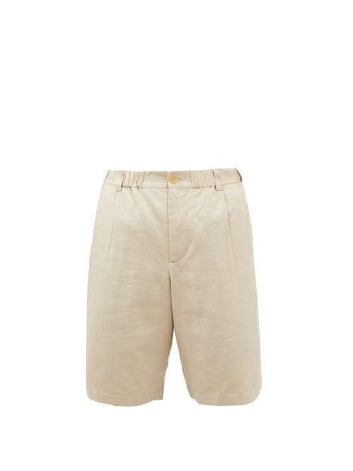 Jacquemus - Gelati Twill Shorts - Mens - Beige