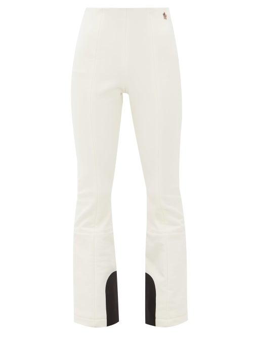 Matchesfashion.com Moncler Grenoble - Flared Ski Trousers - Womens - White