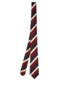 Matchesfashion.com Gucci - Schoolboy Stripe Silk Tie - Mens - Red Multi