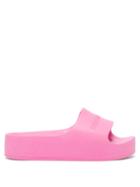Matchesfashion.com Balenciaga - Mono Logo-embossed Slides - Womens - Pink