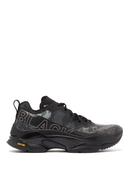 Matchesfashion.com Brandblack - Kite Racer Camouflage-mesh Trainers - Mens - Black