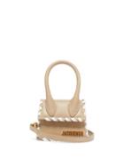 Matchesfashion.com Jacquemus - Chiquito Mini Whipstitched Leather Cross-body Bag - Womens - Beige Multi