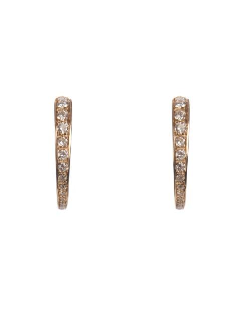 Tilda Biehn Diamond & Yellow-gold Comet Hoops Earrings