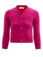 Extreme Cashmere - No.184 Angel Stretch-cashmere Cardigan - Womens - Fuchsia