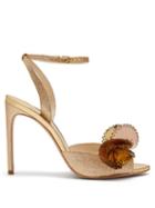 Matchesfashion.com Sophia Webster - Soleil Glitter Sandals - Womens - Gold