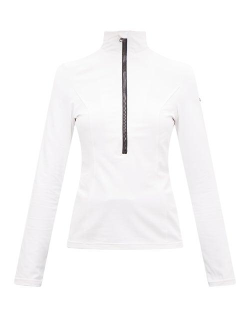 Matchesfashion.com Goldbergh - Serena Half Zip Ski Top - Womens - White