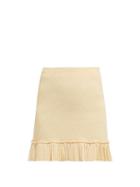 Matchesfashion.com Chlo - Pleated Hem Pliss Mini Skirt - Womens - Beige