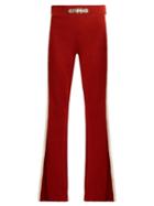 Wales Bonner Angelo Embellished Flared Wool-blend Trousers