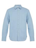 Matchesfashion.com Rag & Bone - Single Cuff Denim Shirt - Mens - Blue