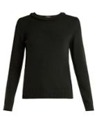 A.p.c. Ruffle-detail Wool Knit Sweater