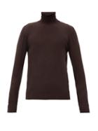 Matchesfashion.com Dolce & Gabbana - Roll-neck Wool Sweater - Mens - Brown