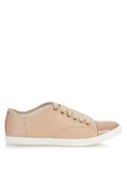 Lanvin Capped-toe Leather Low-top Trainers