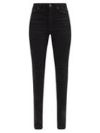 Matchesfashion.com Saint Laurent - High-rise Skinny-leg Jeans - Womens - Black