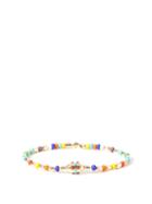 Matchesfashion.com Luis Morais - Turquoise, Carnelian & 14kt Gold Bracelet - Mens - Multi