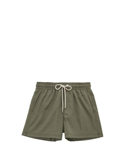 Matchesfashion.com Atalaye - Fregate Recycled-ripstop Swim Shorts - Mens - Dark Green