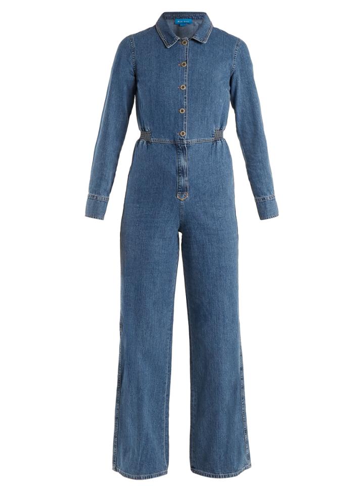 M.i.h Jeans Icon Wide-leg Denim Jumpsuit