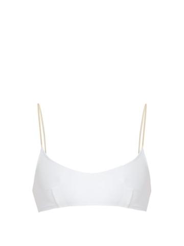 Matchesfashion.com Roxana Salehoun - Bikini Top - Womens - White