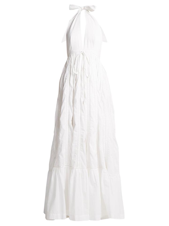 Kalita Rooftop Runway Halterneck Cotton Dress
