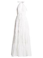 Kalita Rooftop Runway Halterneck Cotton Dress