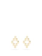 Matchesfashion.com Marcelo Burlon - Cross Stud Earrings - Mens - Gold