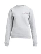 Matchesfashion.com Phipps - Logo Cotton Jersey Sweatshirt - Womens - Grey Multi