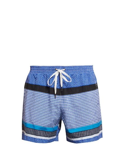Dan Ward Multi-panel Print Swim Shorts