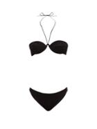 Matchesfashion.com Oseree - Lumire Metallic Underwired Bikini - Womens - Black