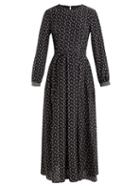 Matchesfashion.com Weekend Max Mara - Tasso Dress - Womens - Black Print