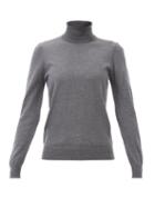 A.p.c. - Sandra Roll-neck Merino Sweater - Womens - Grey