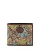 Gucci - Tiger-print Gg-jacquard Leather-trim Wallet - Mens - Multi