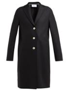 Matchesfashion.com Harris Wharf London - Single Breasted Wool Coat - Womens - Black