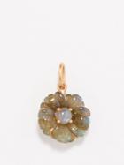 Irene Neuwirth - Tropical Flower Labradorite & 18kt Gold Charm - Womens - Green Multi