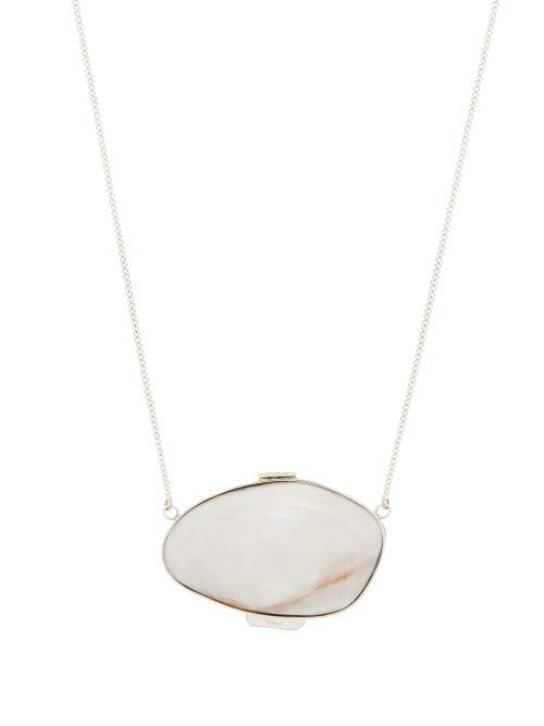 Matchesfashion.com Jil Sander - Seashell Purse-pendant Necklace - Womens - Yellow