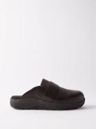Tom Wood X Suicoke - Mak Nappa Leather Clogs - Mens - Black