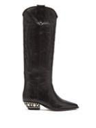 Isabel Marant Dinzi Western Leather Knee-high Boots