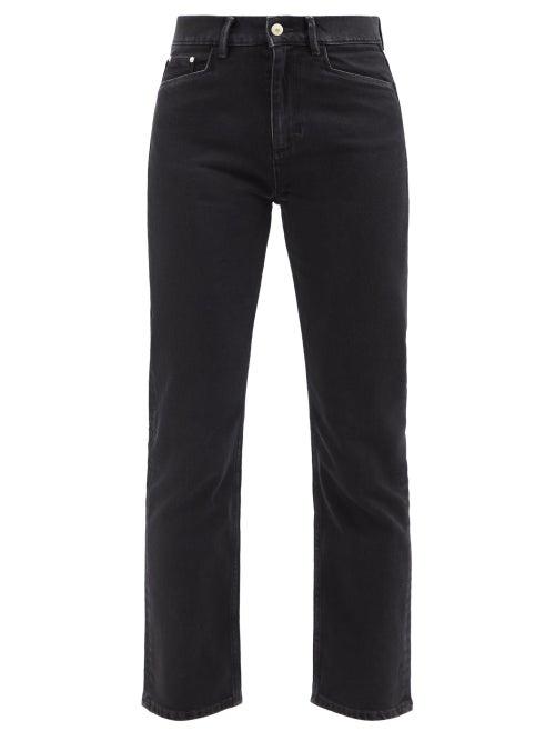 Wandler - Carnation Cropped Slim-leg Jeans - Womens - Black