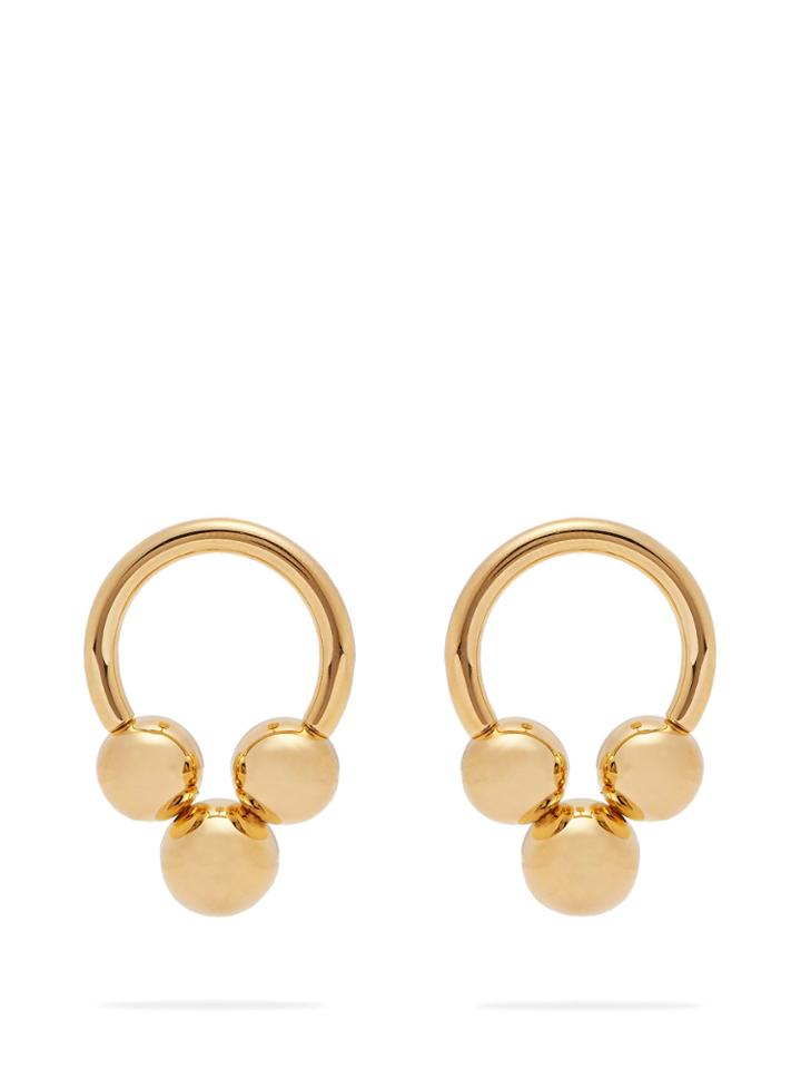 Jil Sander Hoop-stud Earrings