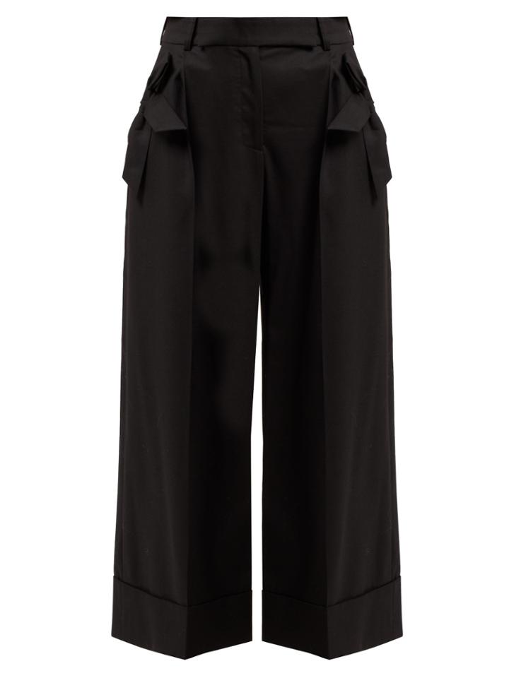 Simone Rocha Wide-leg Wool-blend Trousers