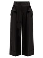 Simone Rocha Wide-leg Wool-blend Trousers