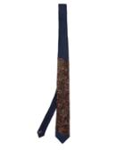 Matchesfashion.com Title Of Work - Oak Tree Silk Tie - Mens - Navy