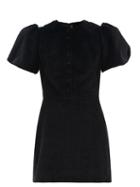 Matchesfashion.com The Vampire's Wife - The Heartbreaker Cotton Jumbo-cord Mini Dress - Womens - Black