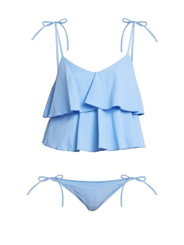 Lisa Marie Fernandez Imaan Ruffle Bikini