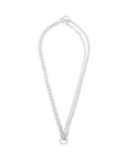 Matchesfashion.com All Blues - Double Sterling-silver Necklace - Mens - Silver