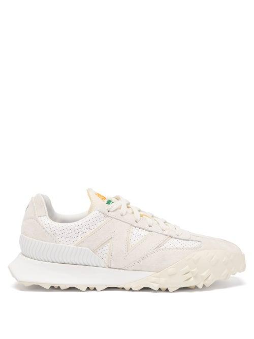 New Balance X Casablanca - Xc72 Suede Trainers - Womens - White