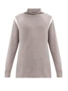 Matchesfashion.com Arnar Mar Jonsson - Open-knit Cotton-blend Sweater - Mens - Beige