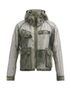 Matchesfashion.com South2 West8 - Bush Trek Hooded Printed Mesh Jacket - Mens - Grey Multi