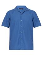 Matchesfashion.com The Gigi - Utah Cotton Piqu Shirt - Mens - Blue