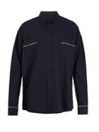 Fear Of God Contrast-piped Oversized Cotton-twill Shirt
